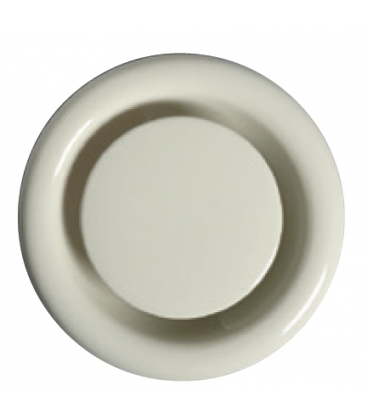 Bouche de soufflage acier blanc