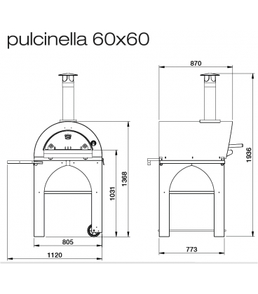 Four à pizza CLEMENTI Pulcinella