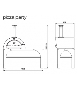 Four à pizza CLEMENTI Pizza Party