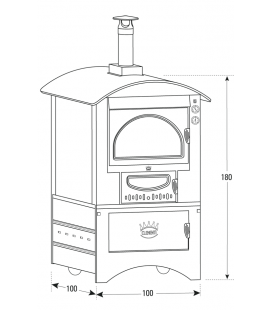 Four à pizza CLEMENTI Super Master