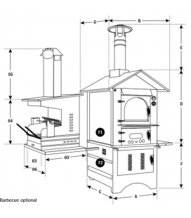 Option Barbecue pour four indirect CLEMENTI