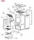 Pièces poêle à bois MCZ Orion