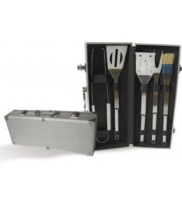 Malette 5 accessoires plancha et bbq