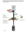 Système RT2012 plain-pied plafond horizontal conduit double paroi ISOTIP JONCOUX Orion