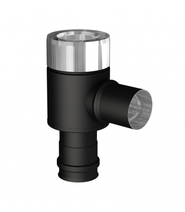 Té 90° air+fumées gamme concentrique