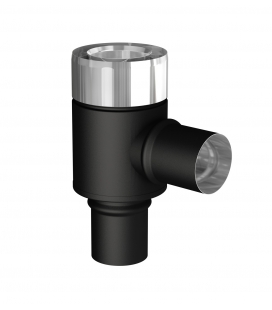 Té 90° air+fumées mâle gamme concentrique