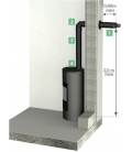 Kit horizontal pour buse sur le dessus concentrique