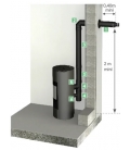 Kit horizontal pour buse arrière concentrique